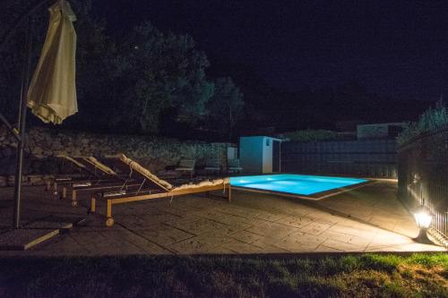 Stone house with pool Ljubica