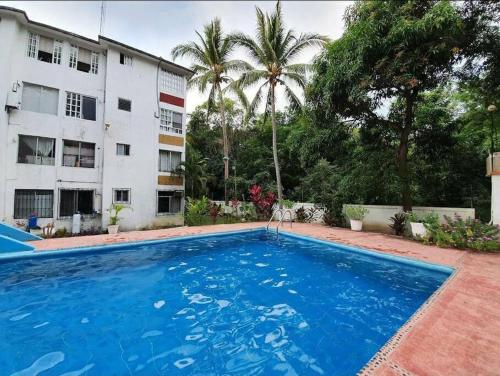 Hermoso condominio con alberca, cerca de la playa, Condominio Palmas 1