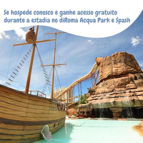 Spazzio Diroma - Hospedagem com Acqua Park (Parque do Vulcão)