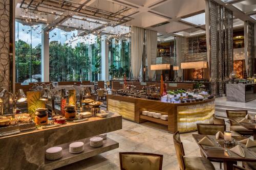 Restaurant, Diamond Hotel near Intramuros & Rizal, Bagumbayan Light & Sound Museum