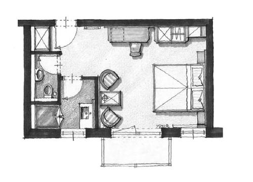 Double Room with Mountain View