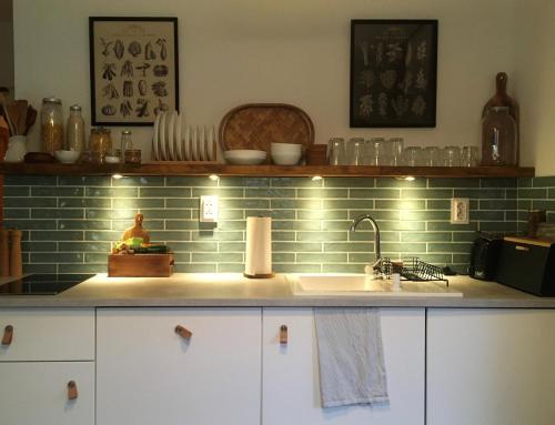 Kitchen, Zold Cica Vendeghaz in Egregy