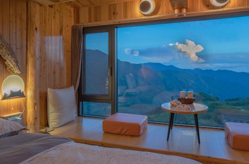 شرفة/ تراس, Longji One Art Hotel in Longsheng County