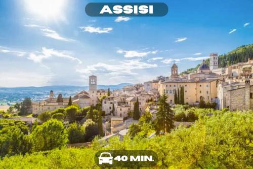  [Lago Trasimeno 15 min.] Casa con A/C e Wi-Fi in Agello