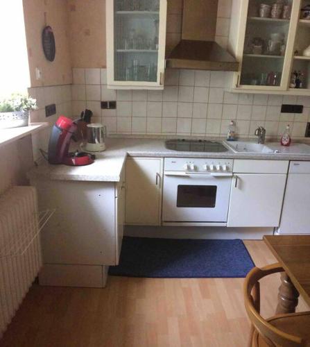 廚房, Ferienwohnung Forstwiese in 大羅塞爾恩