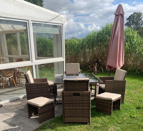 Erkély/terasz, Ferienwohnung Schmugglerpatt in Sudlohn