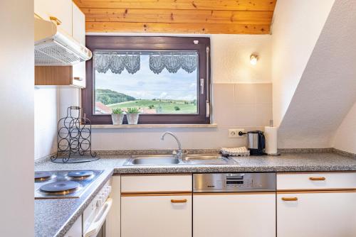 Konyha, Ferienwohnung Kalkau in Lichtenstein (Tubingen)