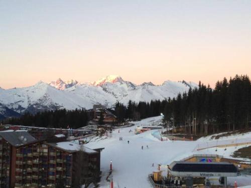 Arcs 1800: 5/6 people Ski Studio view Mont Blanc Les Arcs 1800