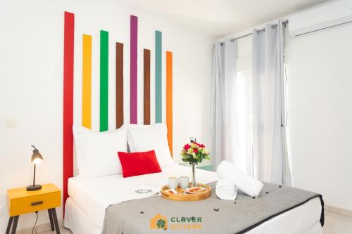 Le nuancier - Terrasse fermée climatisée 9m2 - Location saisonnière - Cayenne