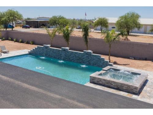 Desert getaway retreat pool spa billiards bbq