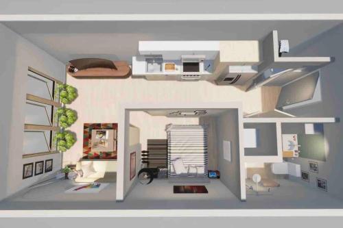 Studio Apartment, Queen Bed, WiFi, Kitchen, Washer & Dryer in Charlotte in Charlotte, USA