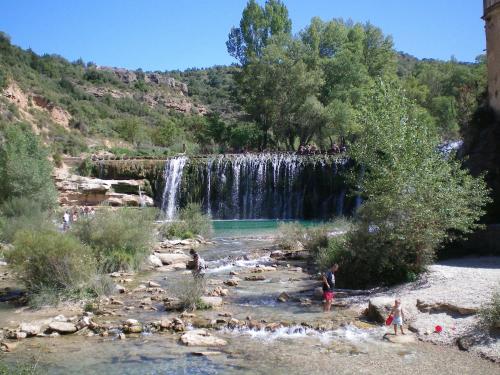 Tidy bungalow with a covered terrace, in the Aragon region