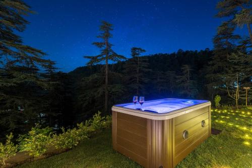 StayVista at Pine Estate with Outdoor Jacuzzi