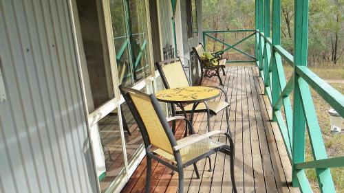 Balcony/terrace, Mimirosa Bush Cabin in Locksley
