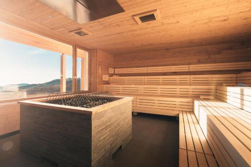 Sauna, Naturhotel Bauernhofer in Brandlucken