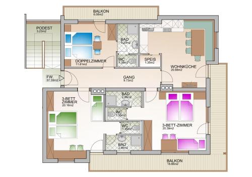 Gästehaus Christoph - Accommodation - Ried im Zillertal