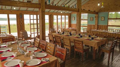 Restaurant, Nature Door Resort, Khuvsgul province, Mongolia in Hatgal