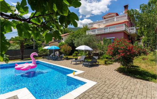 Amazing Home In Veprinac With 3 Bedrooms, Wifi And Outdoor Swimming Pool