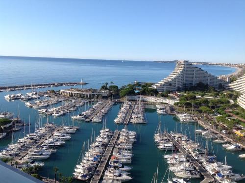 T3 luxe Marina Baie des Anges vue mer panoramique - Location saisonnière - Villeneuve-Loubet