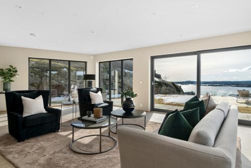 Moderne nydelig villa med Panorama Utsikt - Accommodation - Sandefjord
