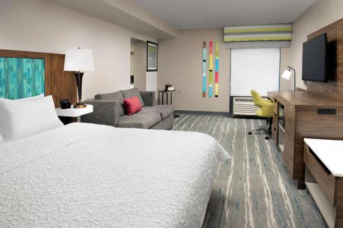 1 king bed, 1 sofa bed