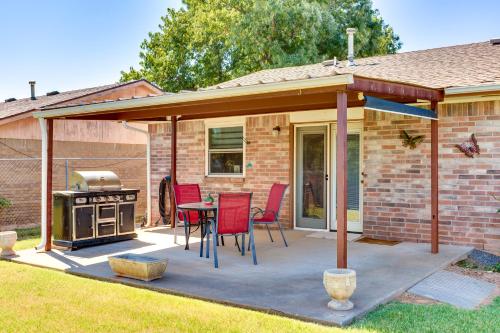 Cozy Oklahoma Retreat with Covered Patio and Gas Grill in Mustang, USA