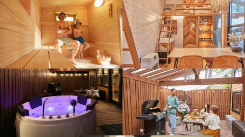 サウナバーベキュージャグジー完全貸し切りという贅沢大人の秘密基地#01 in Karuizawa