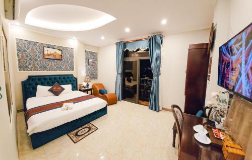 Phòng Giường Đôi Có Bồn Tắm Spa (Double Room with Spa Bath)