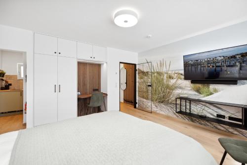 Modernes Studio am Bremer Dom mit Balkon, Brémy (fotografie 7)