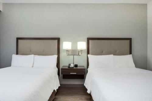 2 queen beds, 1 sofa bed