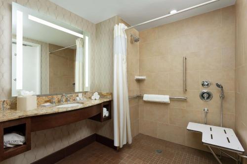 King Room with Roll-In Shower - Mobility Accessible