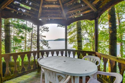 Lakefront Harrisville Cabin with Dock and Decks!