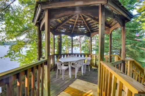 Lakefront Harrisville Cabin with Dock and Decks!