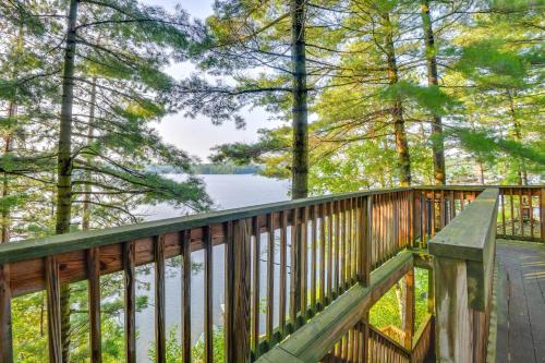 Lakefront Harrisville Cabin with Dock and Decks!