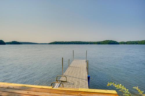 Lakefront Harrisville Cabin with Dock and Decks!