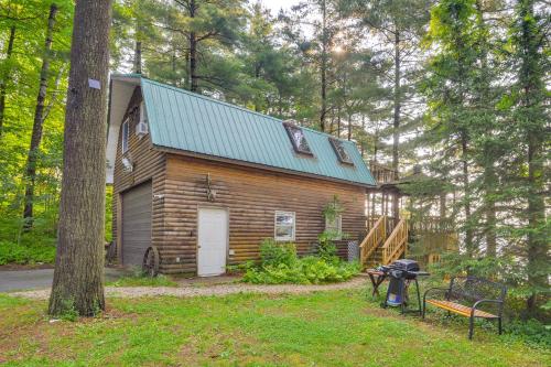 Lakefront Harrisville Cabin with Dock and Decks!