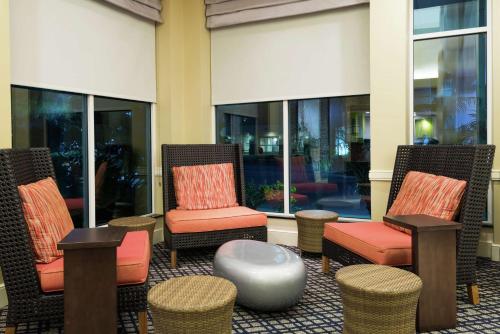 Lobby, Hilton Garden Inn Tampa Airport Westshore  near Eddie V's Prime Seafood