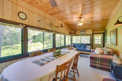 Waterfront Cameron Retreat with Grill and Fire Pit!