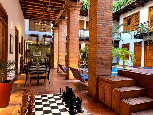 Restaurante, Hotel Boutique Casa Carolina Santa Marta in Santa Marta