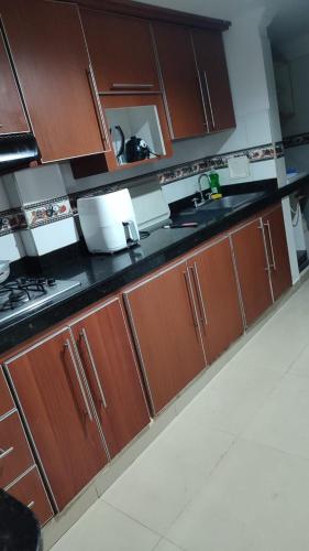 Kitchen, Apto los Almendros in Urbanizacion Laureles