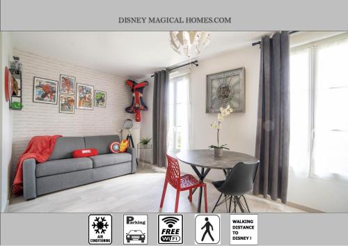 Air-conditioned apartment, walking distance to disney - DISNEY MAGICAL HOMES, PARIS 2