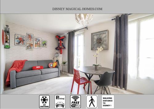 Air-conditioned apartment, walking distance to disney - DISNEY MAGICAL HOMES, PARIS