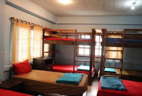 เตียงในห้องพักรวมชายหญิง 6 เตียง (Bed in 6-Bed Mixed Dormitory Room)