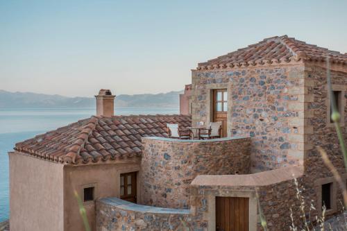 陽台/露台, Bastione Malvasia Hotel (ex New Malvasia) in 莫奈姆瓦夏