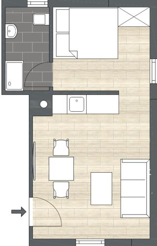 Modernes Apartment - Nähe Technische Hochschule und Altstadt