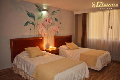 2 twin beds