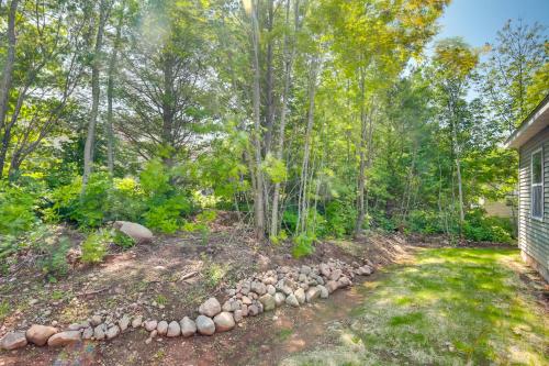 Wooded Hancock Home Near Ski and Snowmobile Trails!