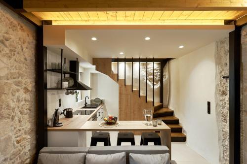 Kitchen, Vin Dimora Suites in Archanes
