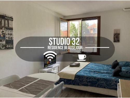 Studio 32 - Résidence Beauséjour - Fibre wifi - Proche centre ville, Troyes