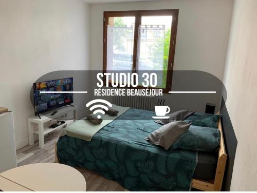 Studio 30 - Résidence Beauséjour - Fibre Wi Fi - Location saisonnière - Troyes